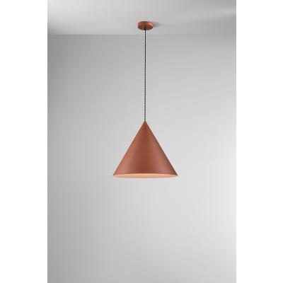 SOSPENSIONE IN METALLO COLORE TERRACOTTA